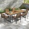 Set of 2 Square Waterproof Seat Chair Cushions Perfect for Dining Chairs or Patio Chairs